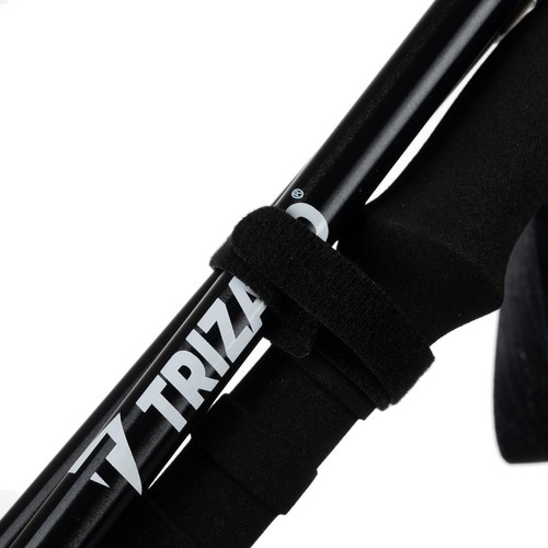 2 Skládací trekkové hole pro Nordic Walking s nákryty (výška 154 - 196 cm)