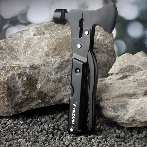 Multifunkční multitool 17v1 – kapesní nářadí s pouzdrem a háčkem na opasek