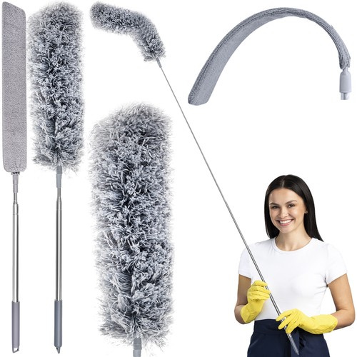 Teleskopický kartáč se 2 různými koncemi