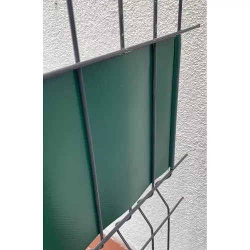 Velmi pevná plotová páska 450g/m² pro plotový plot + klopy (zelená)