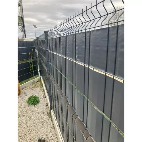 Velmi pevná plotová páska 450g/m² pro plotový plot + klopy (antracitová)
