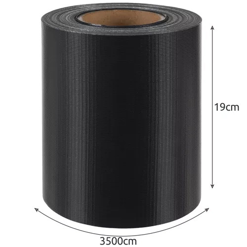 Velmi pevná plotová páska 450g/m² pro plotový plot + klopy (antracitová)
