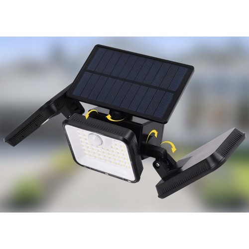 Solární lampa 180 LED s PIR senzorem