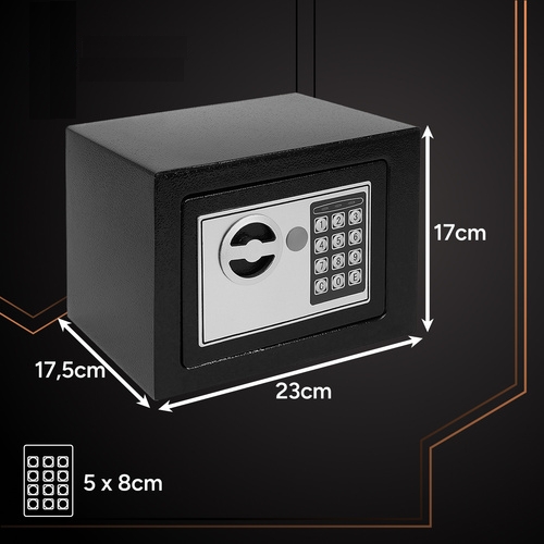 Domácí trezor s elektronickým zámkem a alarmem