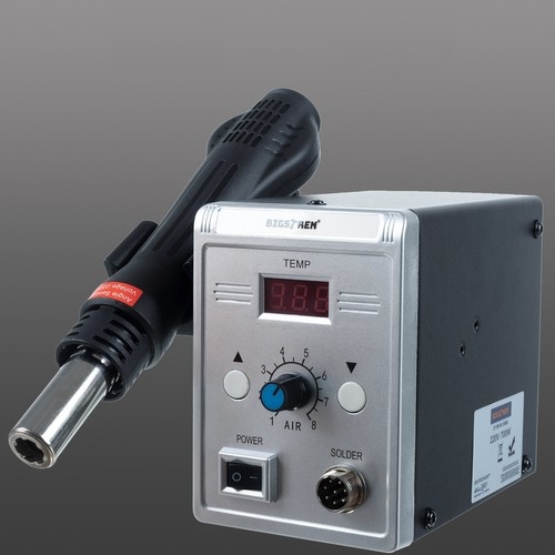 Horkovzdušná pájecí stanice 700W s LCD displejem