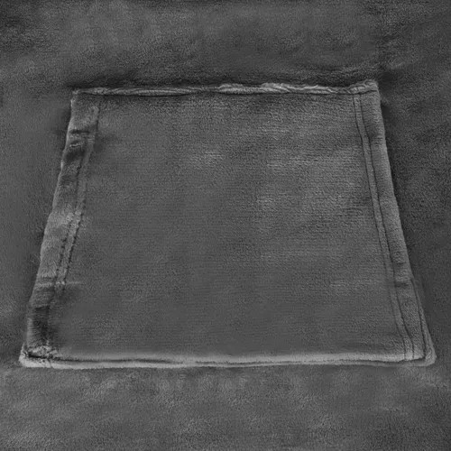 Velká přikrývka s rukávy XXL šedá 210x210cm