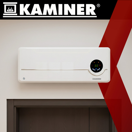 Vzduchová clona nad vstupní dveře s WiFi Kaminer AIRO 2000W (bílá)