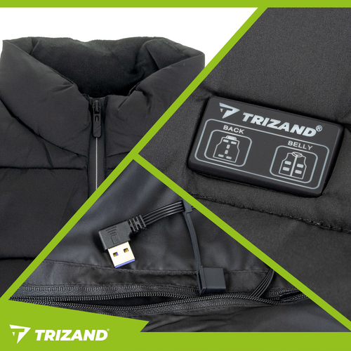 (XL) Vyhřívaná vesta TRIZAND 11 topných zón