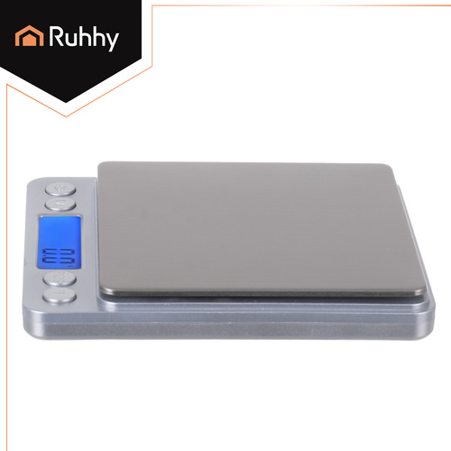 Přesná LCD kuchyňská váha do 2 kg se 2 miskami