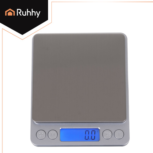 Přesná LCD kuchyňská váha do 2 kg se 2 miskami