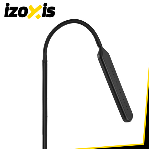 LED stojací lampa 180 cm – černá, moderní, dálkové ovládání, časovač