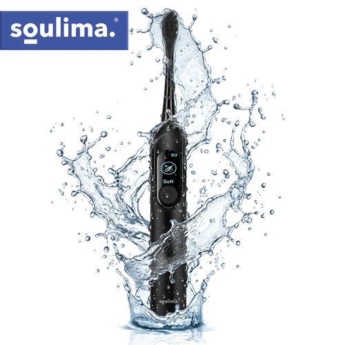 Sonický elektrický zubní kartáček SOULIMA X800 – 90 000 ot./min, 6 hlavic, indukce