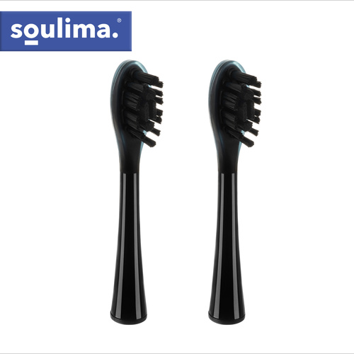 Náhradní hlavice pro sonický zubní kartáček SOULIMA X800 – 2 ks, soft + medium