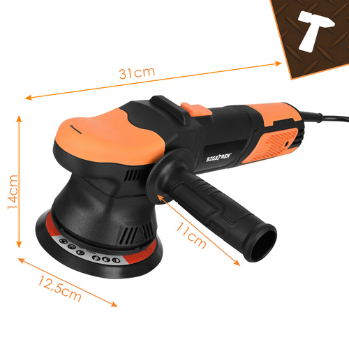 Leštička na auto 900W – Dual Action 125/150 mm, regulace otáček, 8m kabel