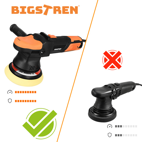 Leštička na auto 900W – Dual Action 125/150 mm, regulace otáček, 8m kabel