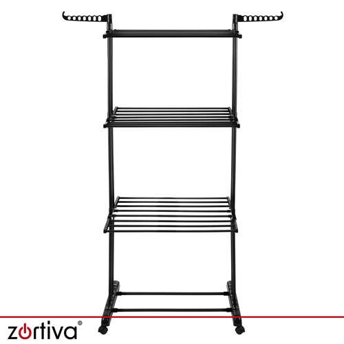 XXL rozkládací vertikální stojací sušák na prádlo 178 cm – 3 úrovně, nosnost 10 kg/úroveň