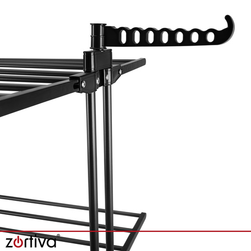XXL rozkládací vertikální stojací sušák na prádlo 178 cm – 3 úrovně, nosnost 10 kg/úroveň