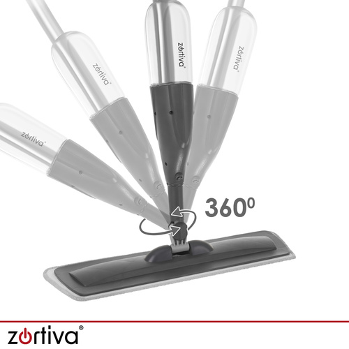 Mop s rozprašovačem 300 ml – otočná hlava 360°