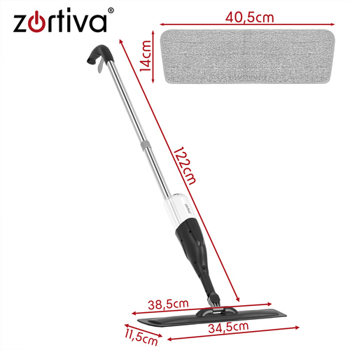 Mop s rozprašovačem 300 ml – otočná hlava 360°