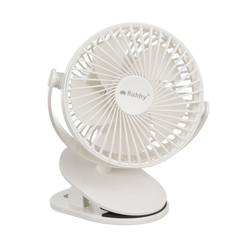 Bezdrátový ventilátor s klipem 1200 mAh – otočný 360°