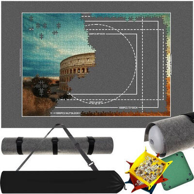 Podložka na puzzle s pouzdrem a pumpičkou - Obrázek