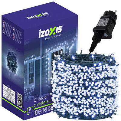 Vánoční osvětlení 500 LED - studená bílá 35m - Obrázek